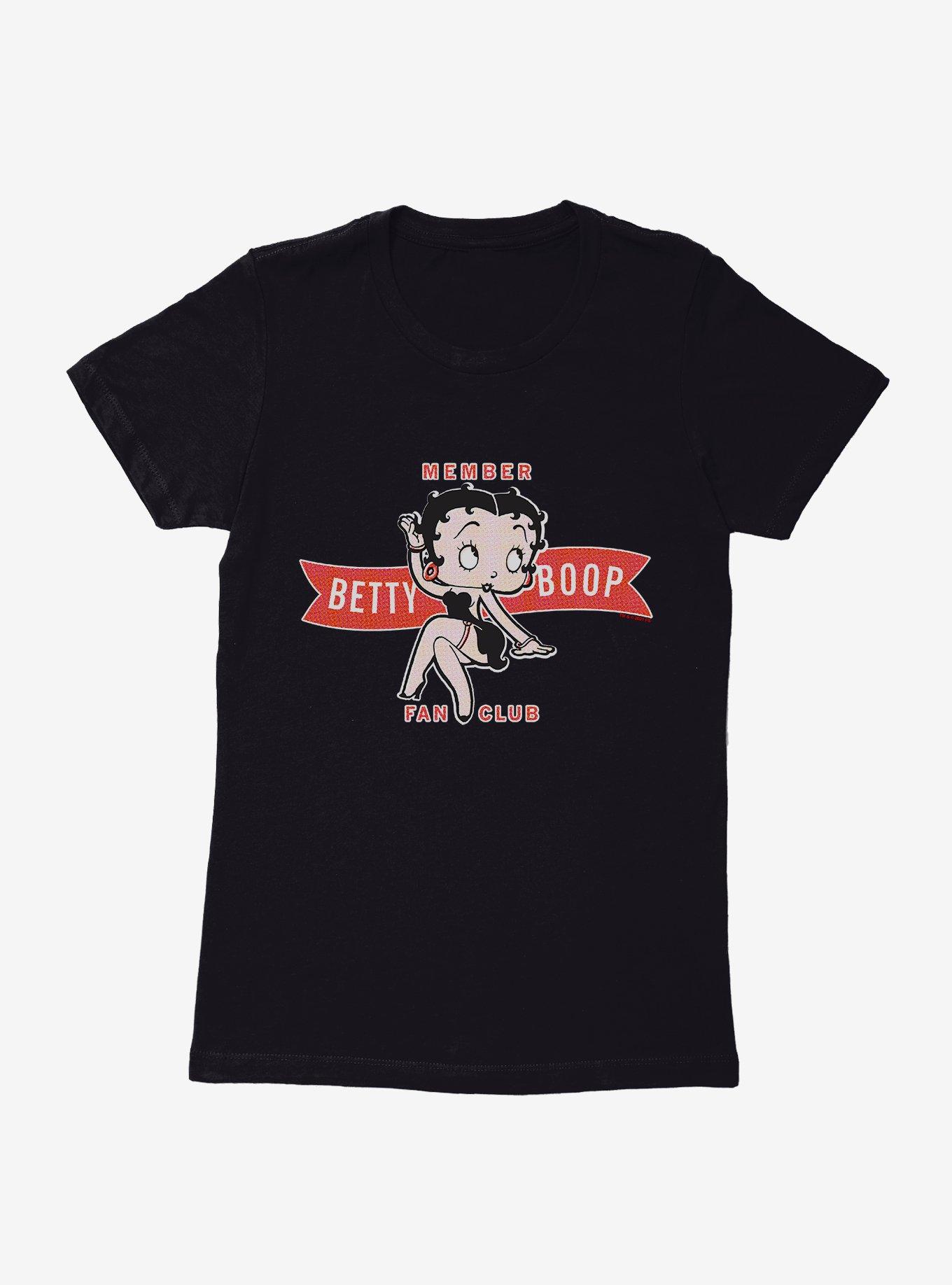 Betty Boop Fan Club Member Womens T-Shirt, , hi-res