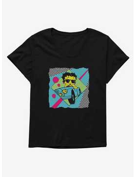 Betty Boop Driving Retro Womens T-Shirt Plus Size, , hi-res