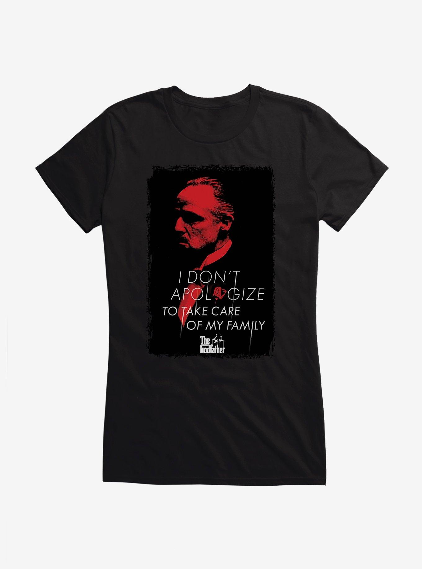 The Godfather Take Care Of My Family Girls T-Shirt