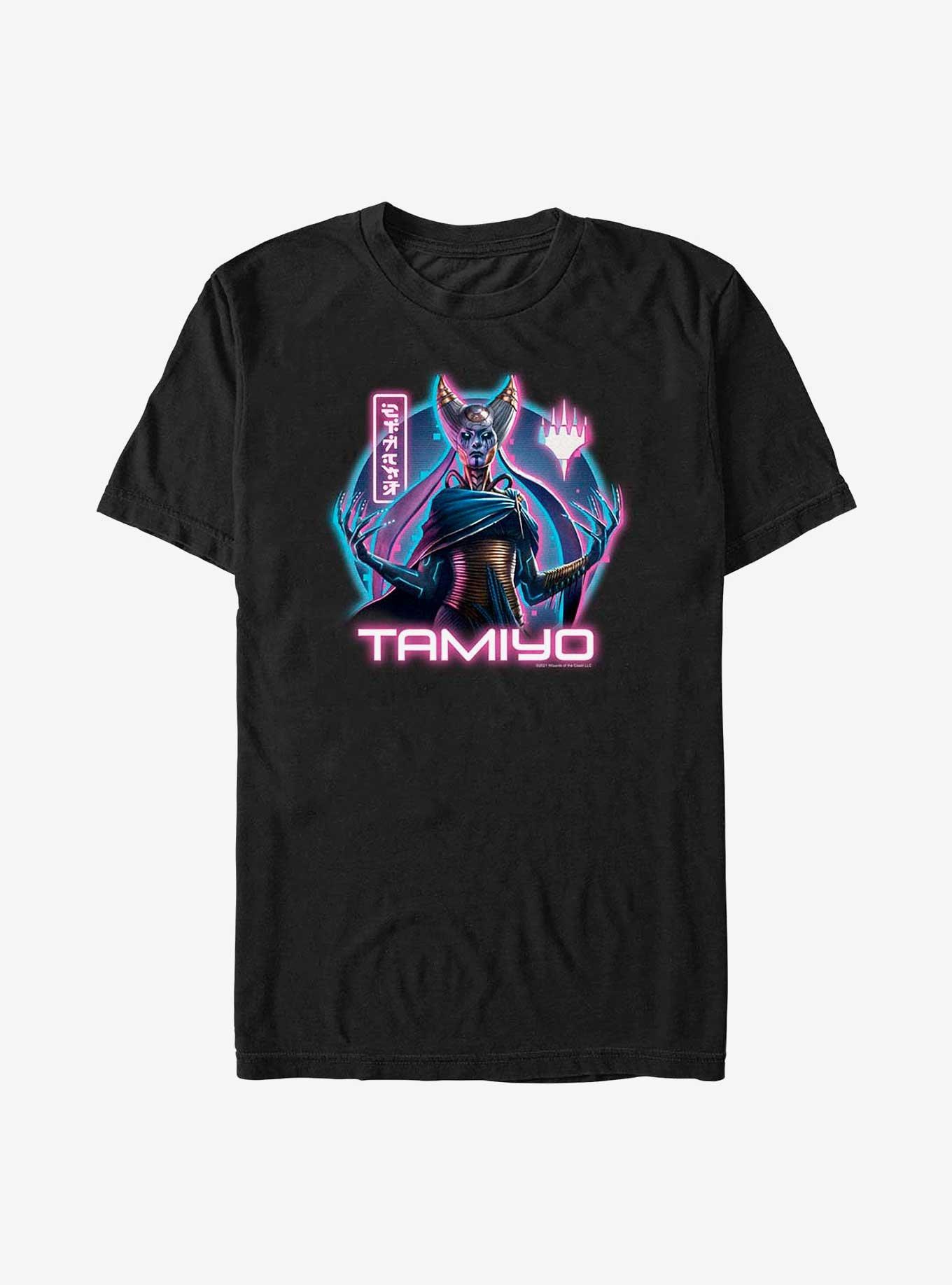 Magic The Gathering Kamigawa: Neon Dynasty Tamiyo T-Shirt, BLACK, hi-res