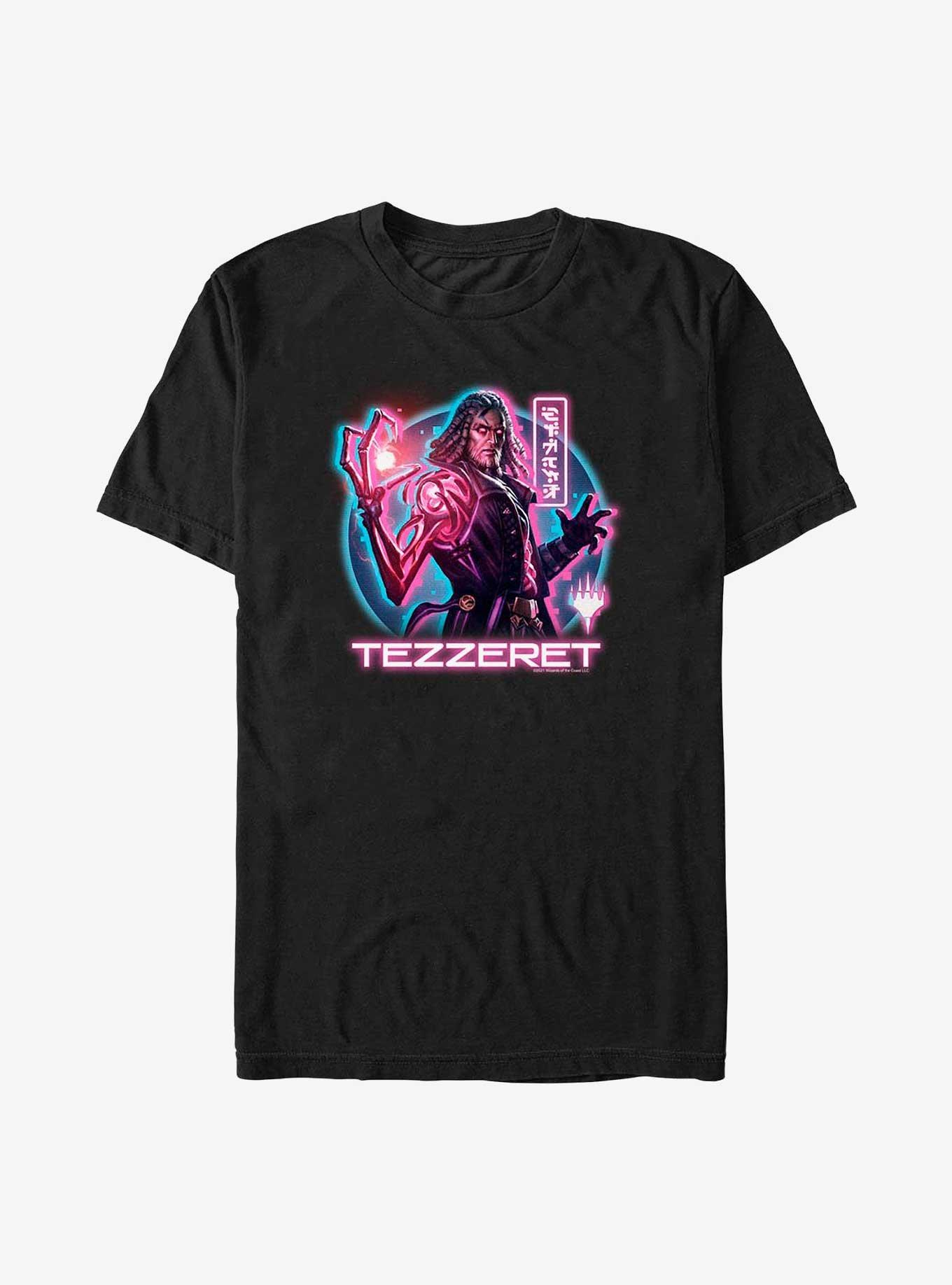 Magic The Gathering Kamigawa: Neon Dynasty Tezzeret T-Shirt, BLACK, hi-res