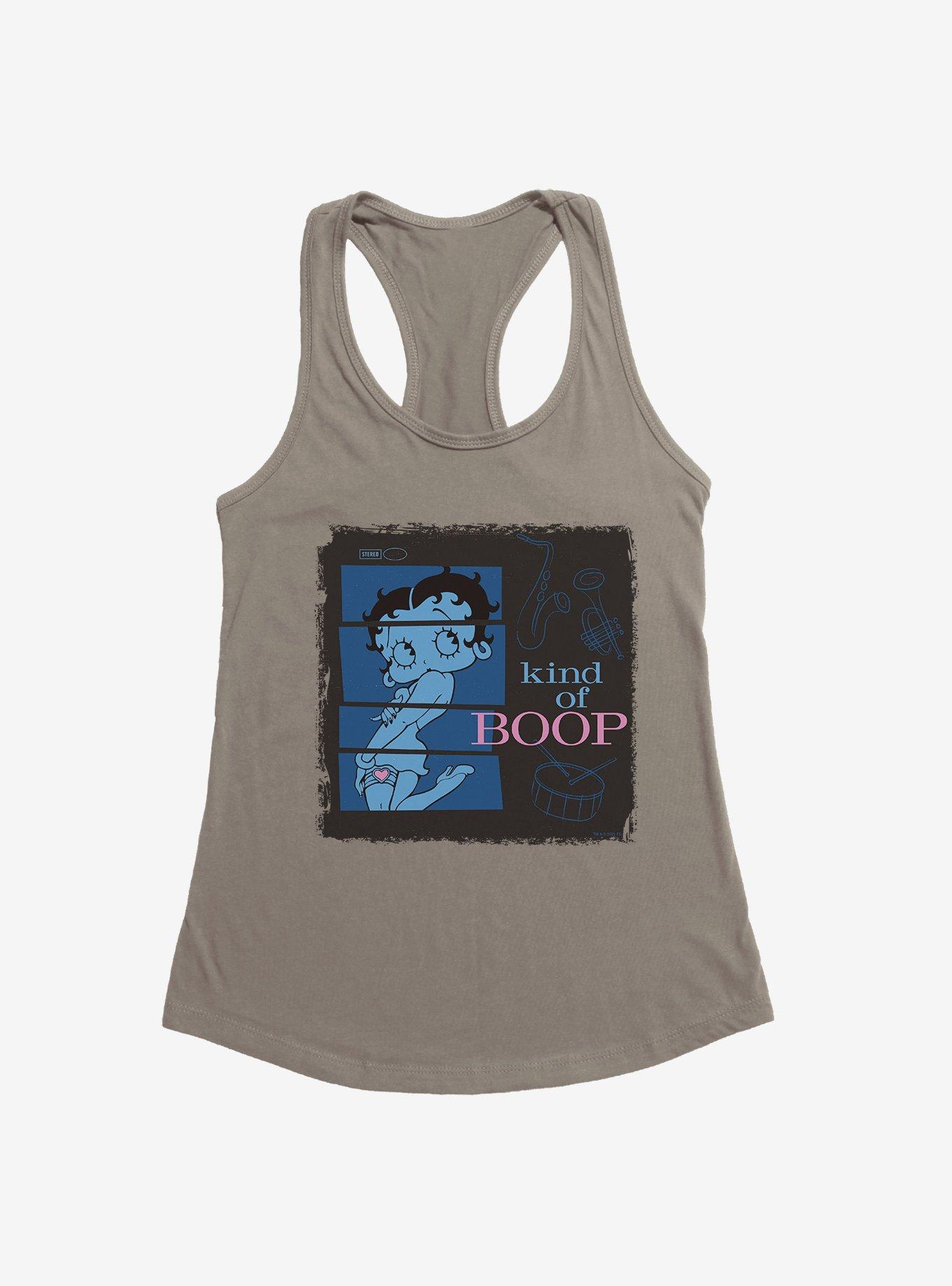 Betty Boop Kind Of Boop Womens Tank Top, WARM GRAY, hi-res