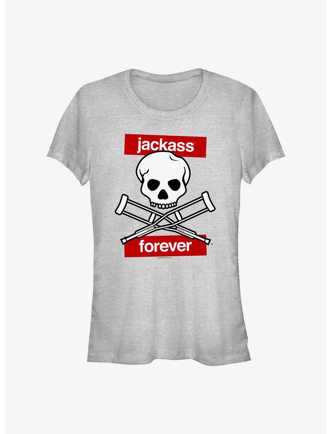 Jackass Forever Jackass Forever Skull Girls T-Shirt, ATH HTR, hi-res