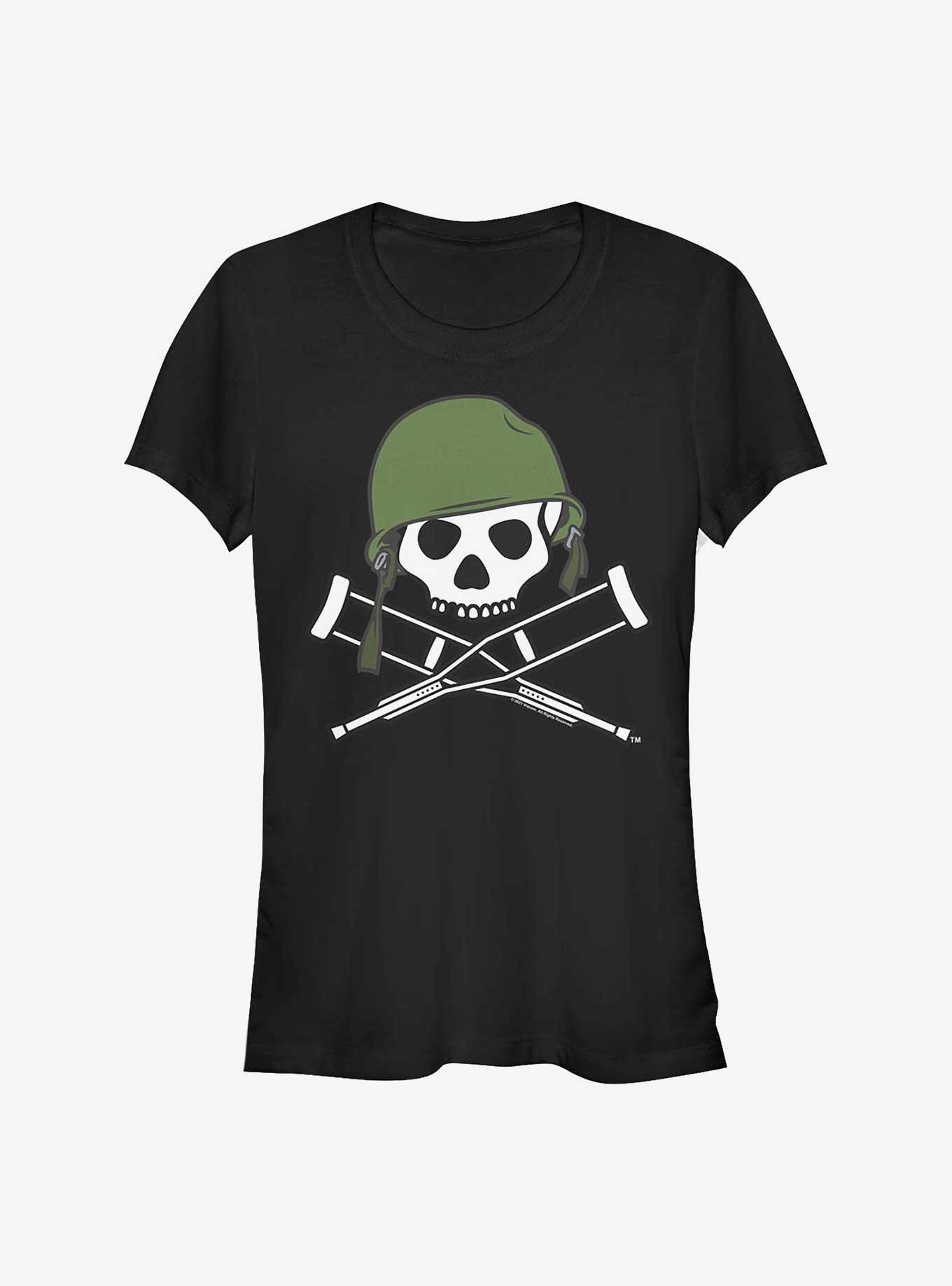 Jackass Forever Military Jackass Logo Girls T-Shirt, BLACK, hi-res