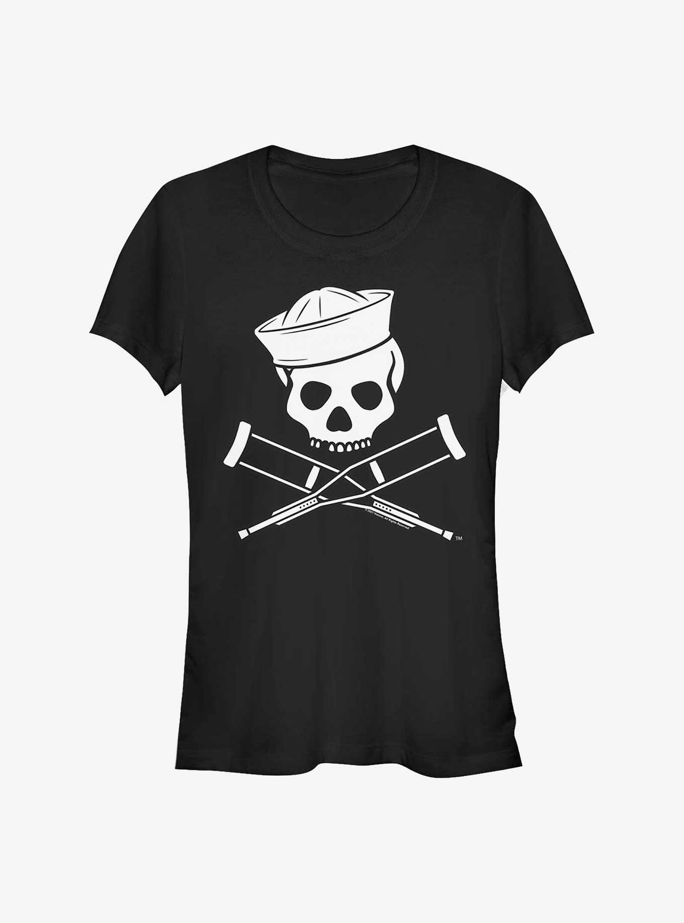 Jackass Forever Sailor Logo Girls T-Shirt