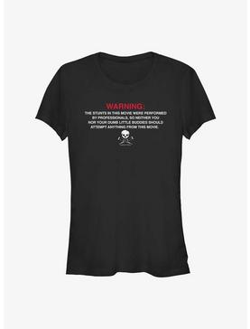 Jackass Forever Warning Label Girls T-Shirt, , hi-res