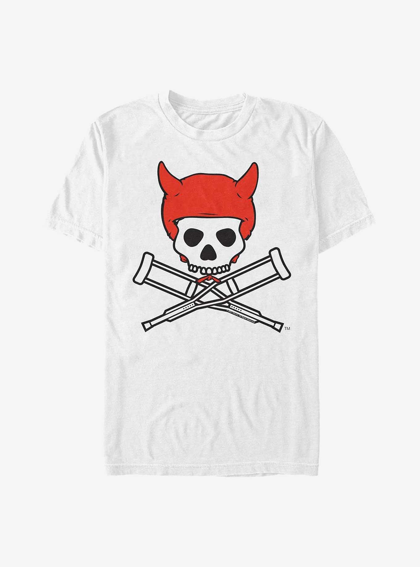 Jackass Forever Devil Horns Jackass Logo T-Shirt - WHITE