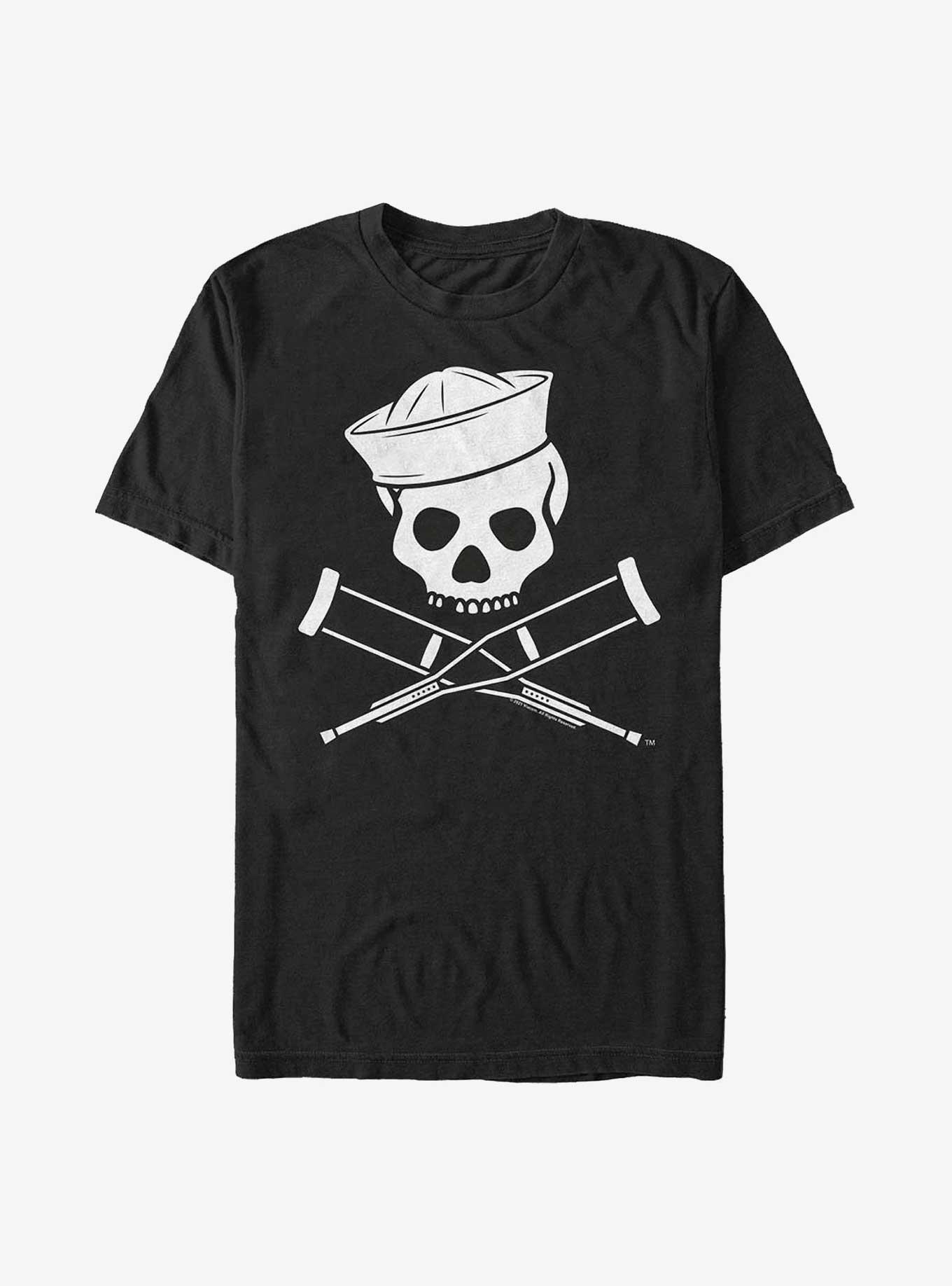 Jackass Forever Sailor Jackass Logo T-Shirt, BLACK, hi-res