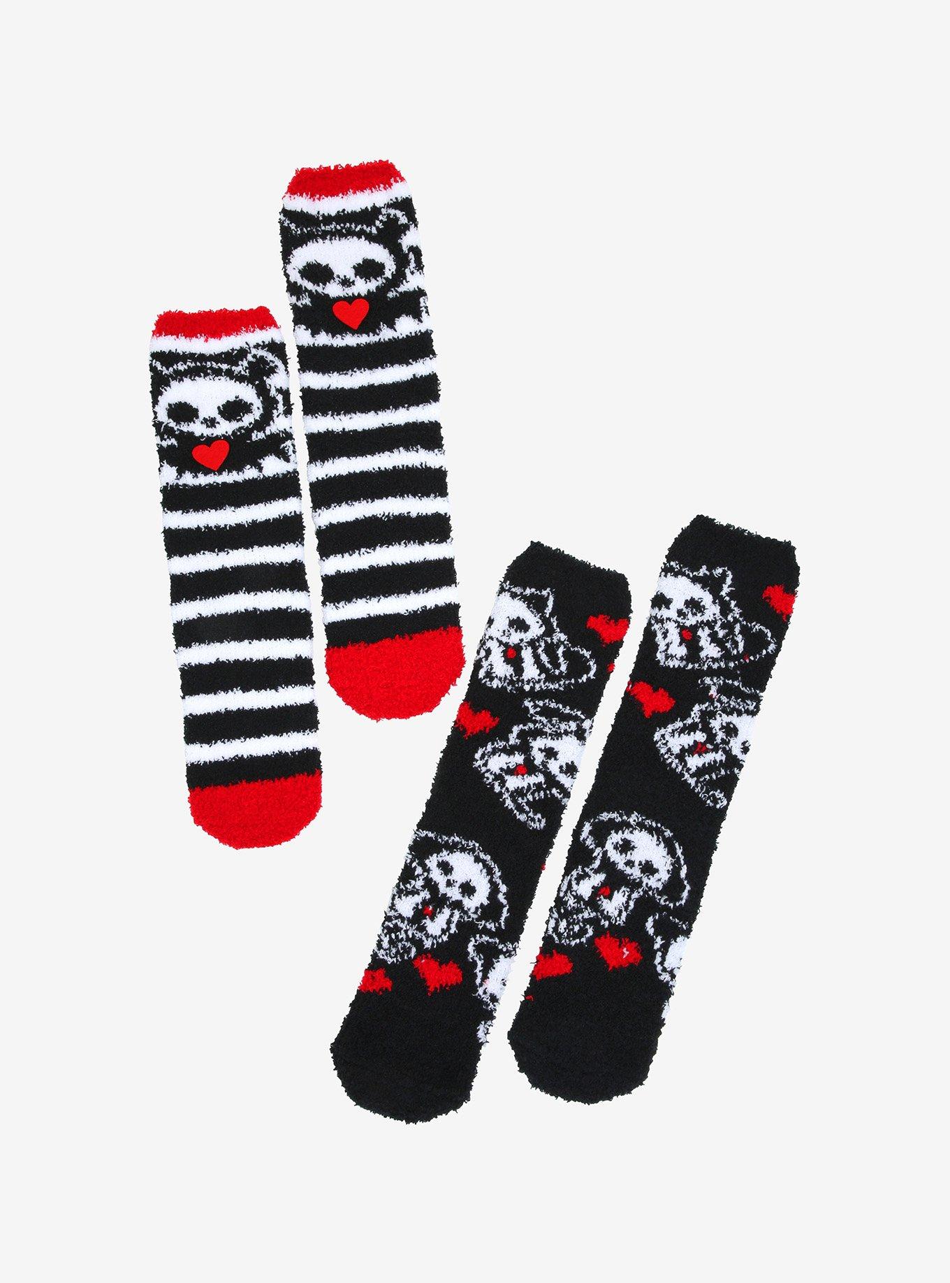Skelanimals Fuzzy Socks 2 Pair, , hi-res