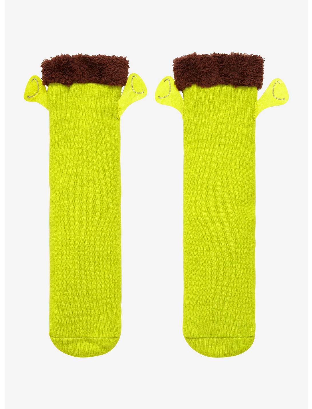 Shrek Genuine Swamp Ogre 3D Cozy Slipper Socks, , hi-res