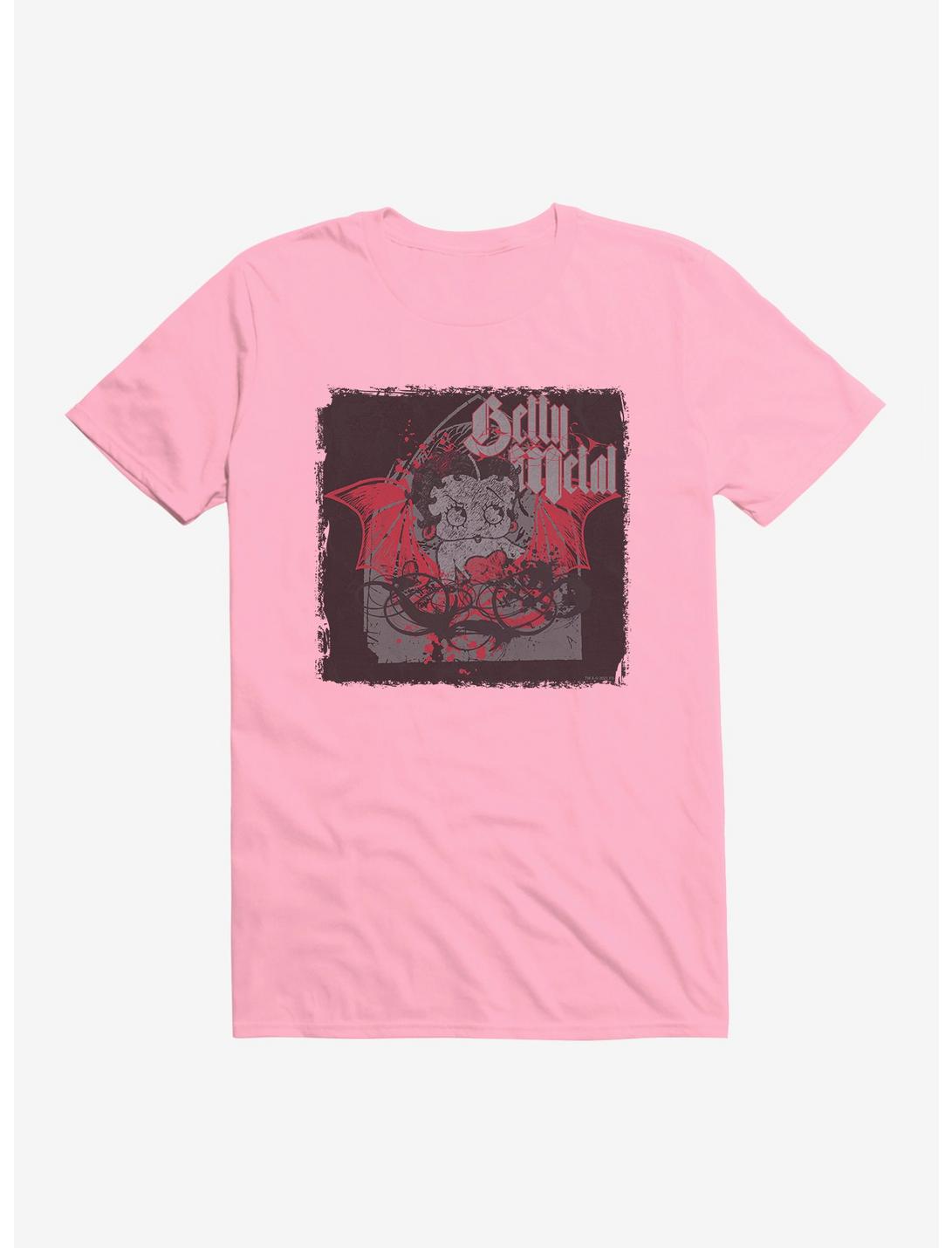 Betty Boop Dark Metal Angel T-Shirt, CHARITY PINK, hi-res