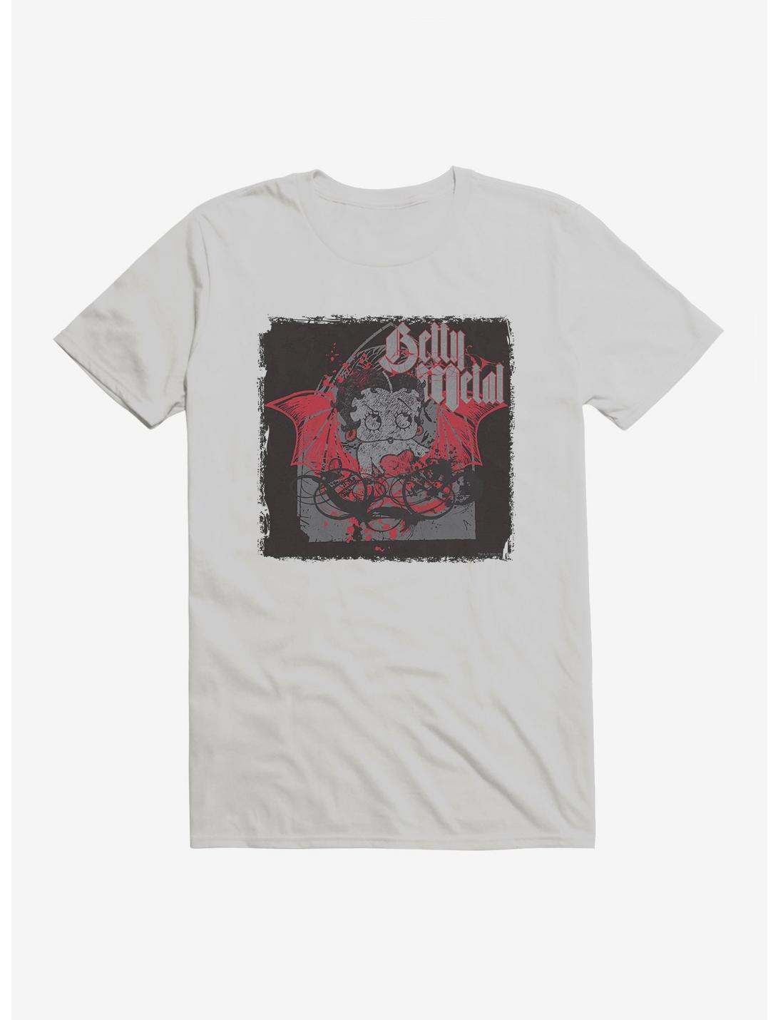 Betty Boop Dark Metal Angel T-Shirt, SILVER, hi-res