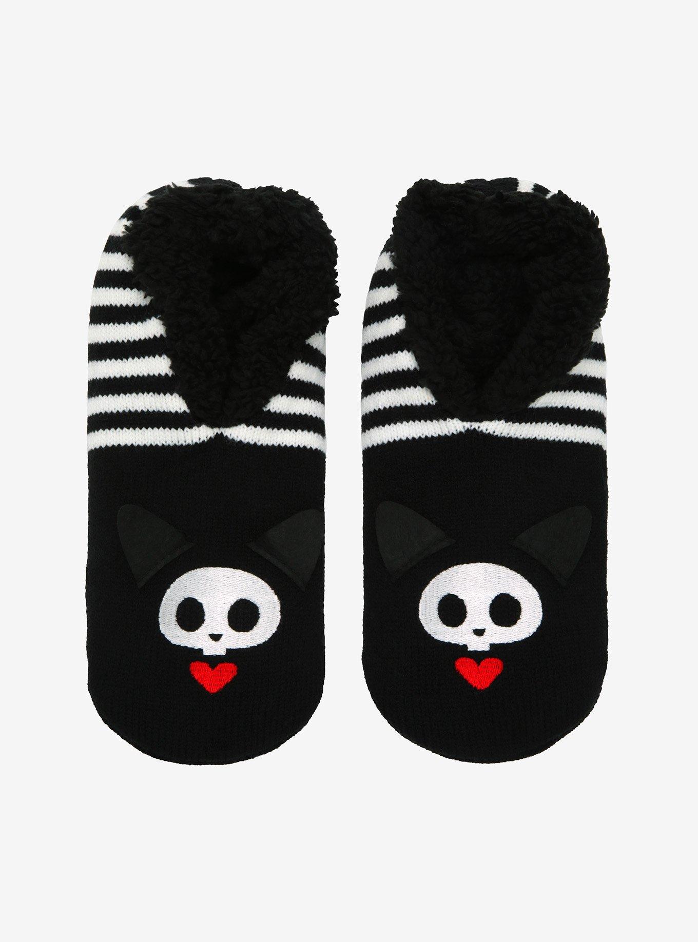 Skelanimals Kit The Cat Cozy Slippers, , hi-res