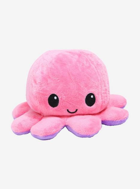 TeeTurtle Happy Angry Reversible Mood Inch Octopus Plush