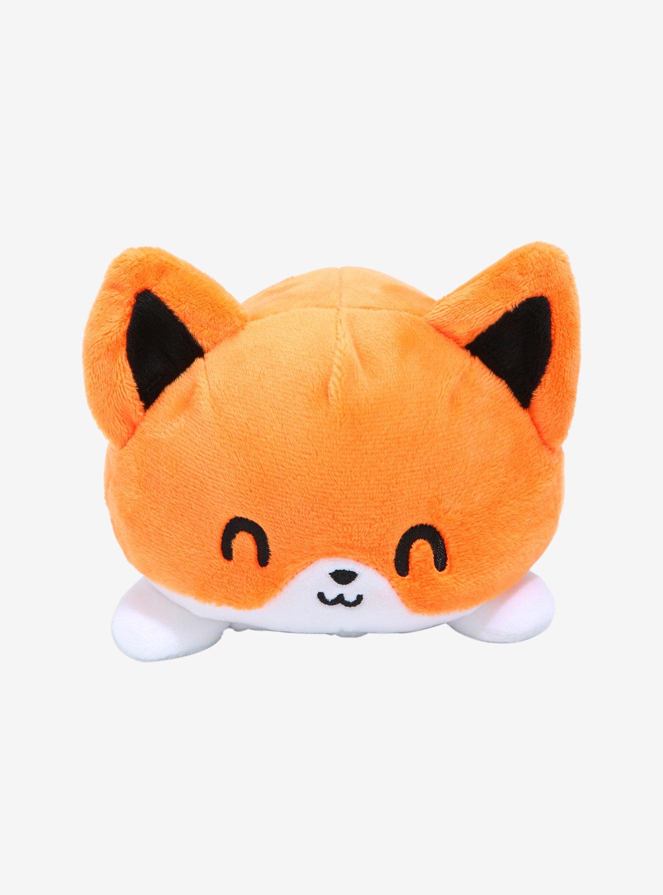 TeeTurtle Happy + Angry Reversible Mood 4 Inch Fox Plush, , hi-res