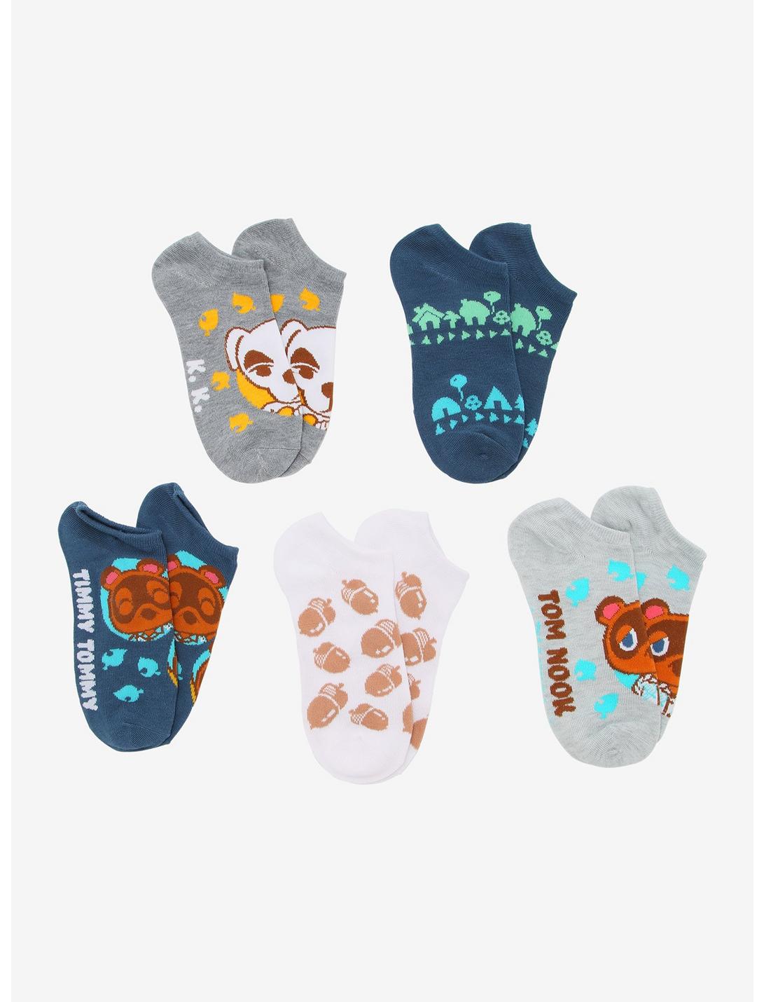 Animal Crossing: New Horizons Special Characters No-Show Socks 5 Pair | Her  Universe