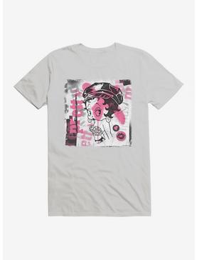 Betty Boop Graffiti Femme Punk T-Shirt, SILVER, hi-res