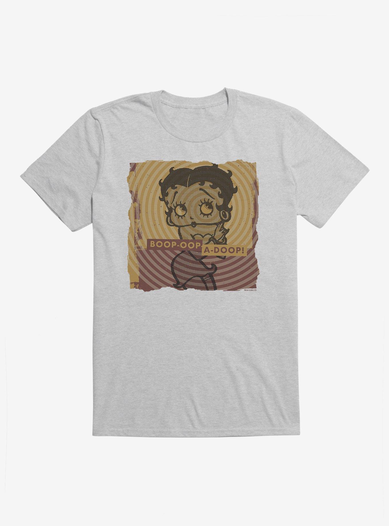 Betty Boop Oop A Doop T-Shirt, HEATHER GREY, hi-res