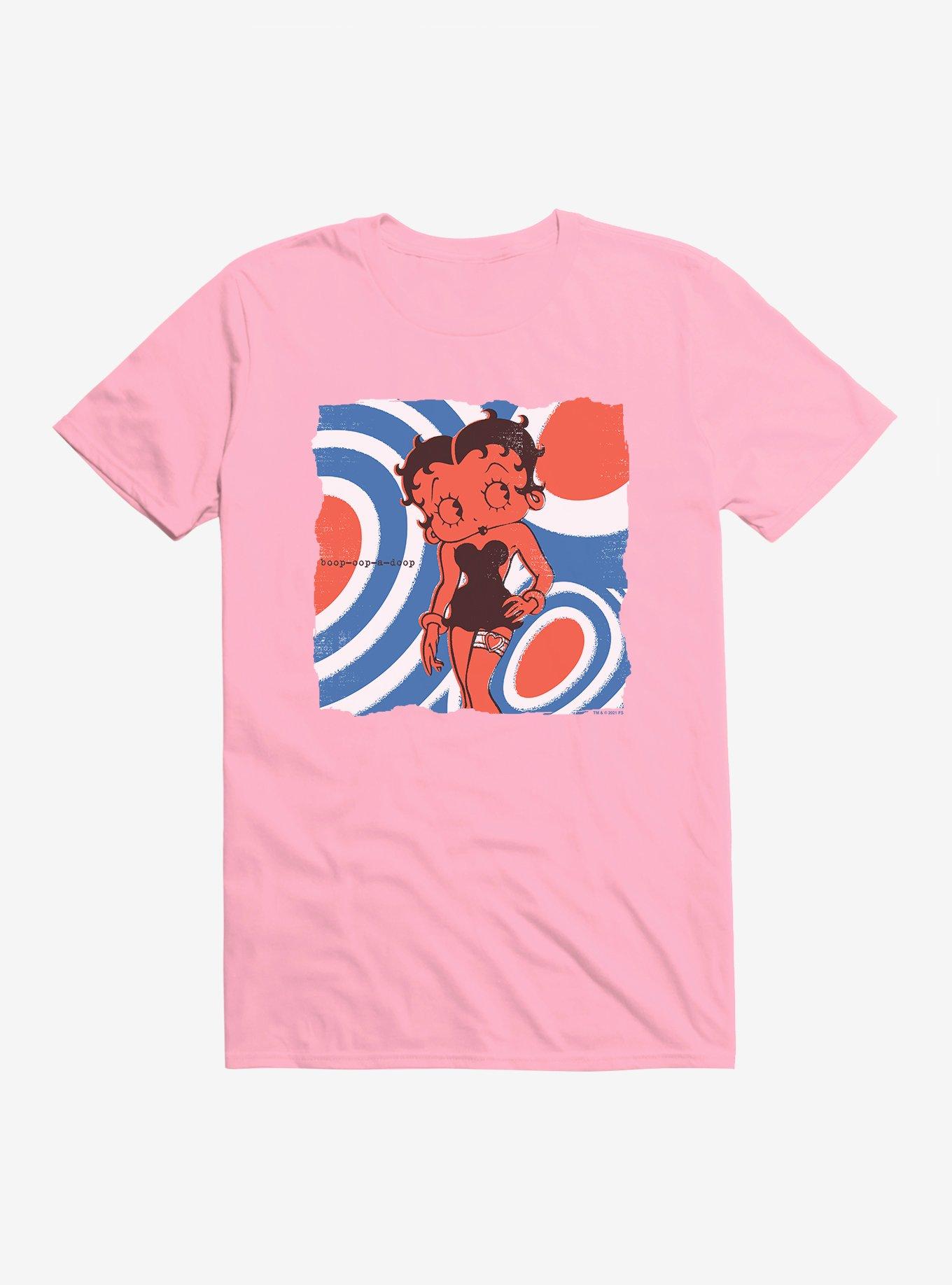 Betty Boop Orange Mod Mood T-Shirt, CHARITY PINK, hi-res