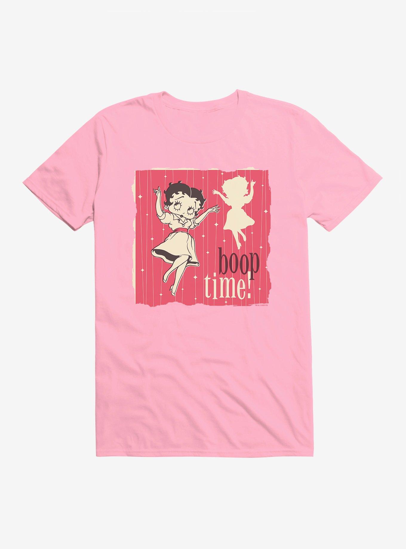 Betty Boop Time For A Boop T-Shirt, CHARITY PINK, hi-res