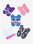 Disney Mickey Mouse Pastel Wardrobe No-Show Socks 5 Pair, , hi-res
