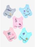Disney Princess Icons No-Show Socks 5 Pair, , hi-res