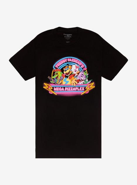 Five Nights At Freddy's Neon Sign Group T-Shirt | Hot Topic