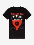 Alkaline Trio Heart Skull T-Shirt, BLACK, hi-res