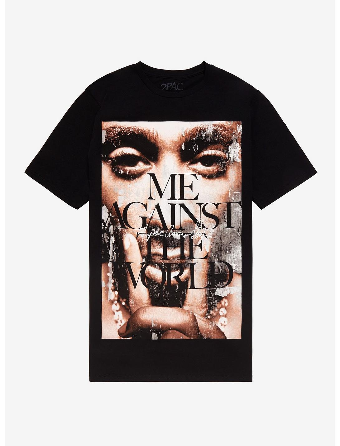 Tupac Me Against The World T-Shirt, BLACK, hi-res