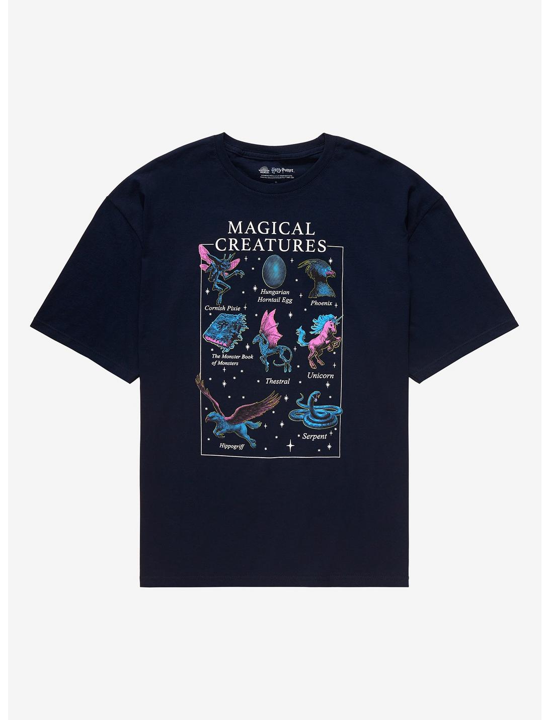 Harry Potter Magical Creatures Boyfriend Fit Girls T-Shirt, MULTI, hi-res