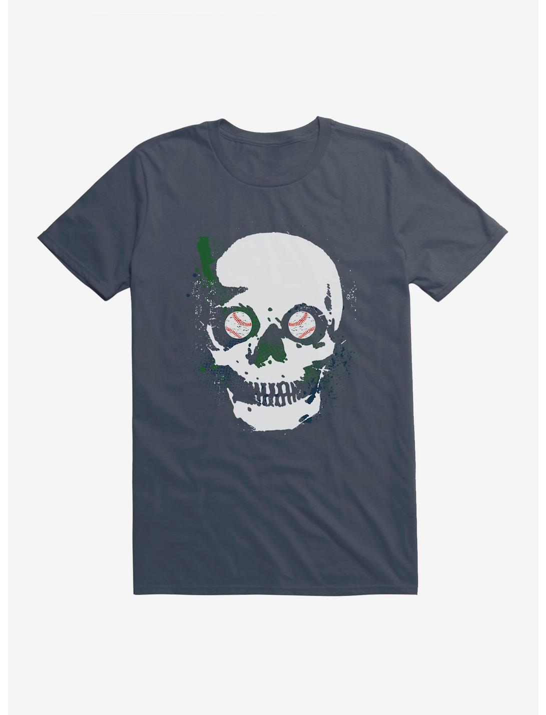 iCreate Baseball Skull T-Shirt, , hi-res