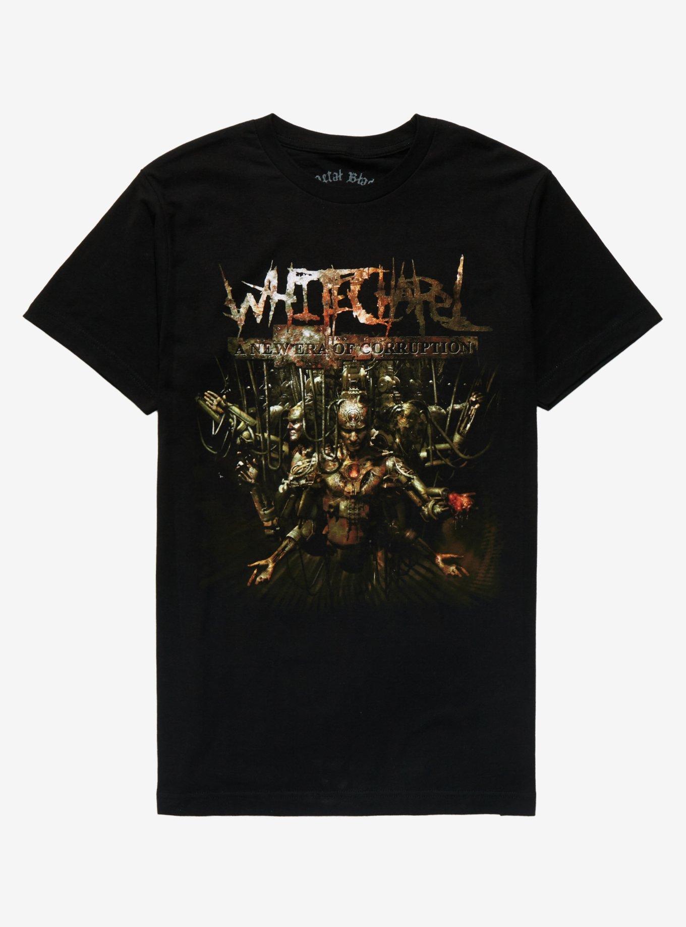 Whitechapel A New Era Of Corruption T-Shirt, BLACK, hi-res