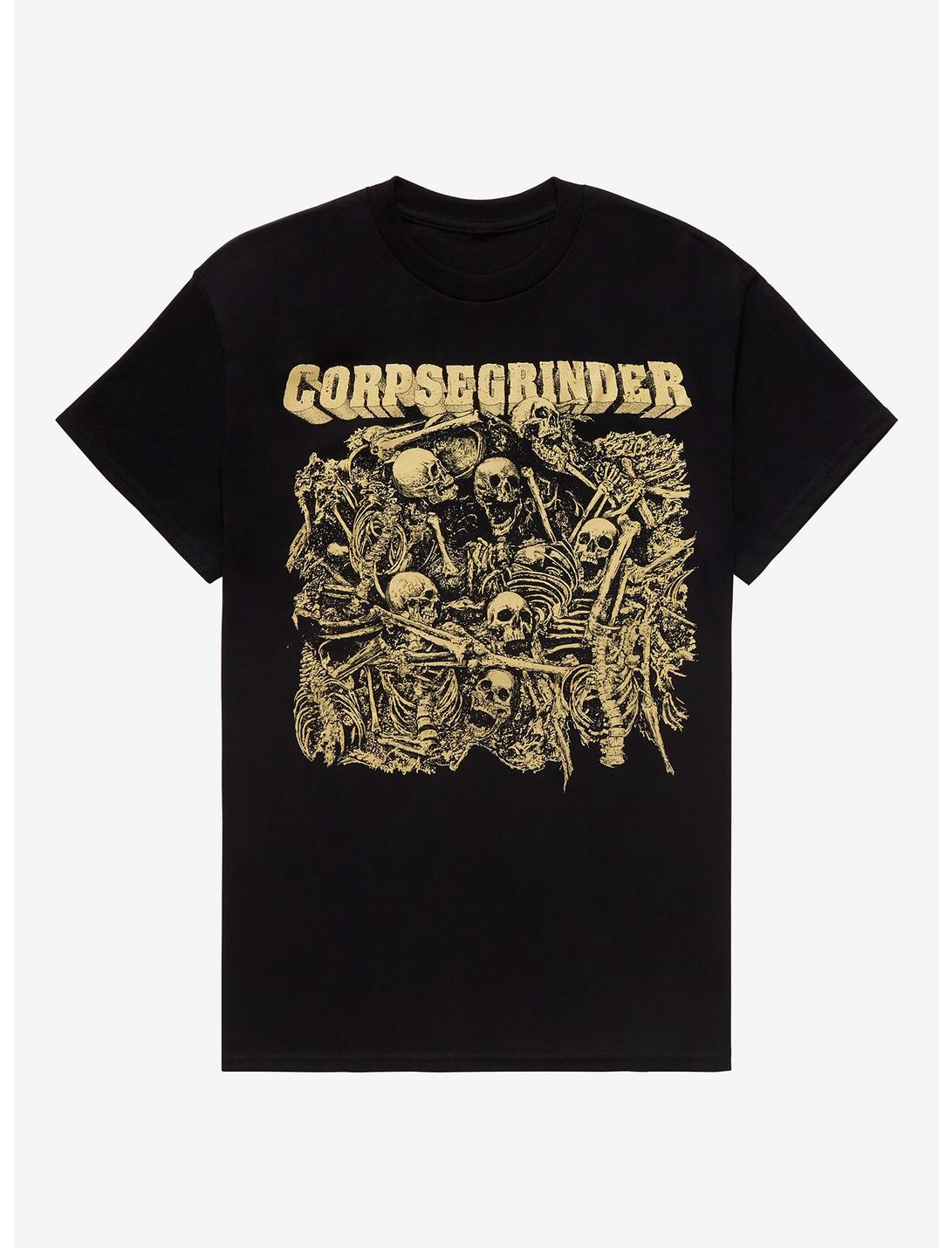 Corpsegrinder Skeletons T-Shirt, BLACK, hi-res
