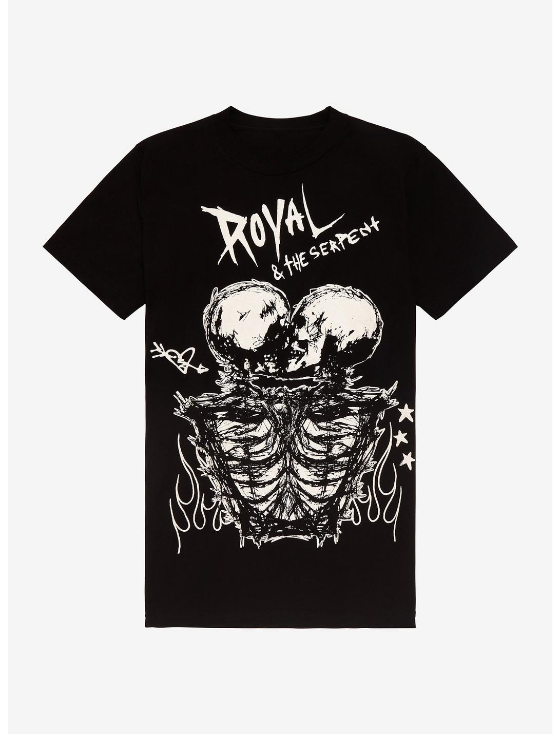 Royal & The Serpent Skeletons T-Shirt, BLACK, hi-res