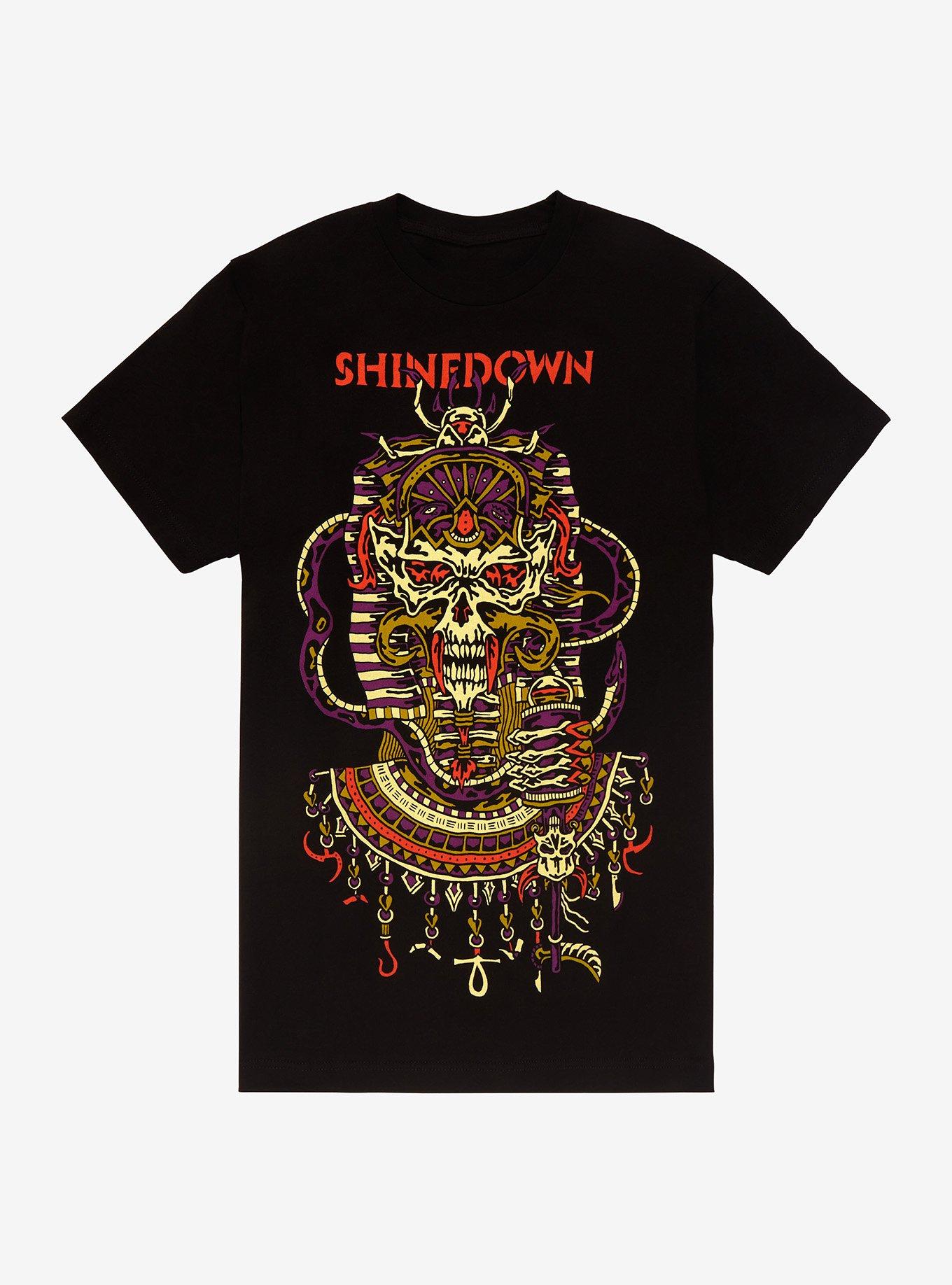 Shinedown Planet Zero T-Shirt, BLACK, hi-res