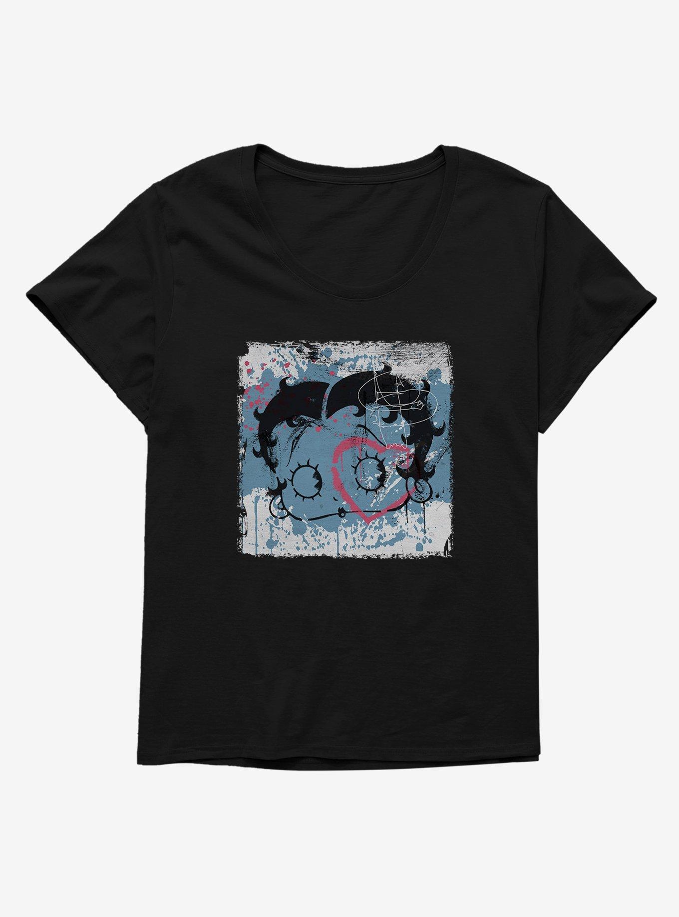 Betty Boop Eye Heart You Girls T-Shirt Plus Size, , hi-res