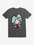 HT Creators: Ninobuni Bandaged Heart T-Shirt, CHARCOAL, hi-res