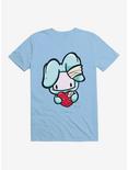HT Creators: Ninobuni Bandaged Heart T-Shirt, LIGHT BLUE, hi-res