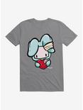 HT Creators: Ninobuni Bandaged Heart T-Shirt, STORM GREY, hi-res