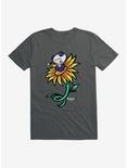 HT Creators: Ninobuni Sunflower Panda T-Shirt, CHARCOAL, hi-res