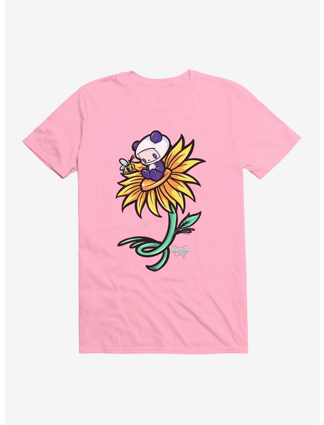 HT Creators: Ninobuni Sunflower Panda T-Shirt, CHARITY PINK, hi-res