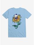 HT Creators: Ninobuni Sunflower Panda T-Shirt, LIGHT BLUE, hi-res