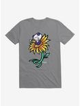 HT Creators: Ninobuni Sunflower Panda T-Shirt, STORM GREY, hi-res