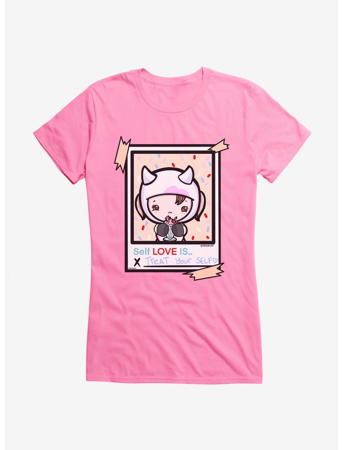 HT Creators: Ninobuni Cow Shake Girls T-Shirt, , hi-res