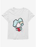 HT Creators: Ninobuni Bandaged Heart Girls T-Shirt Plus Size, WHITE, hi-res