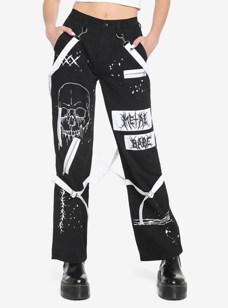 ＜H＞HIGH WAIST SUSPENDERS PANTS 18501185_hi?h=630