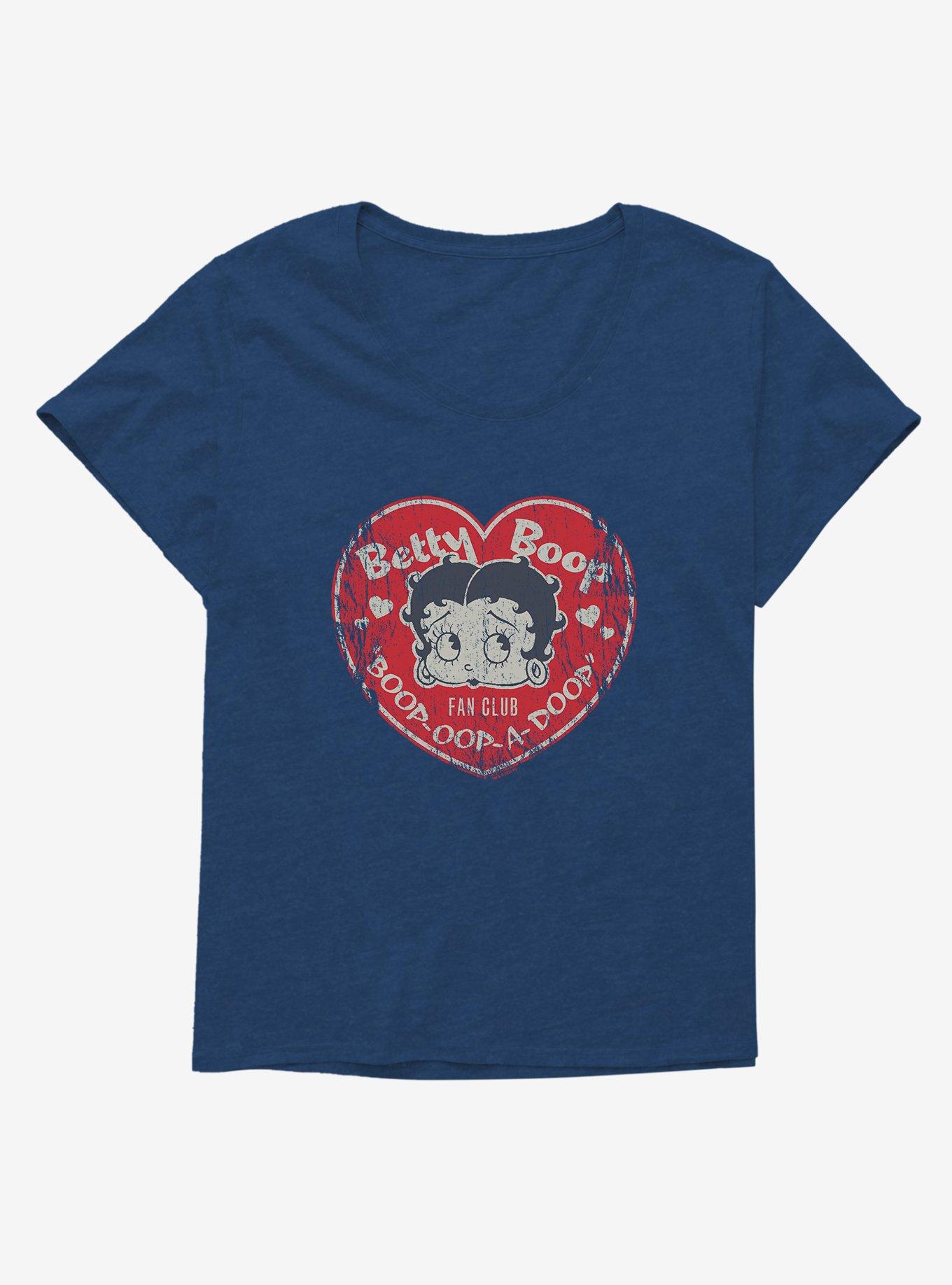 Betty Boop Fan Club Heart Girls T-Shirt Plus