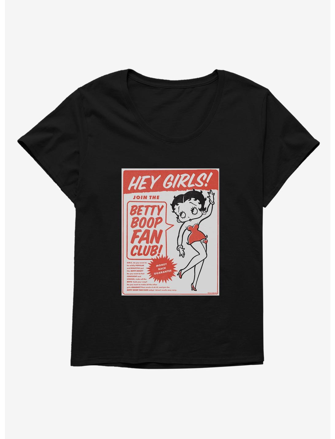 Betty Boop Hey Girls Girls T-Shirt Plus Size, , hi-res