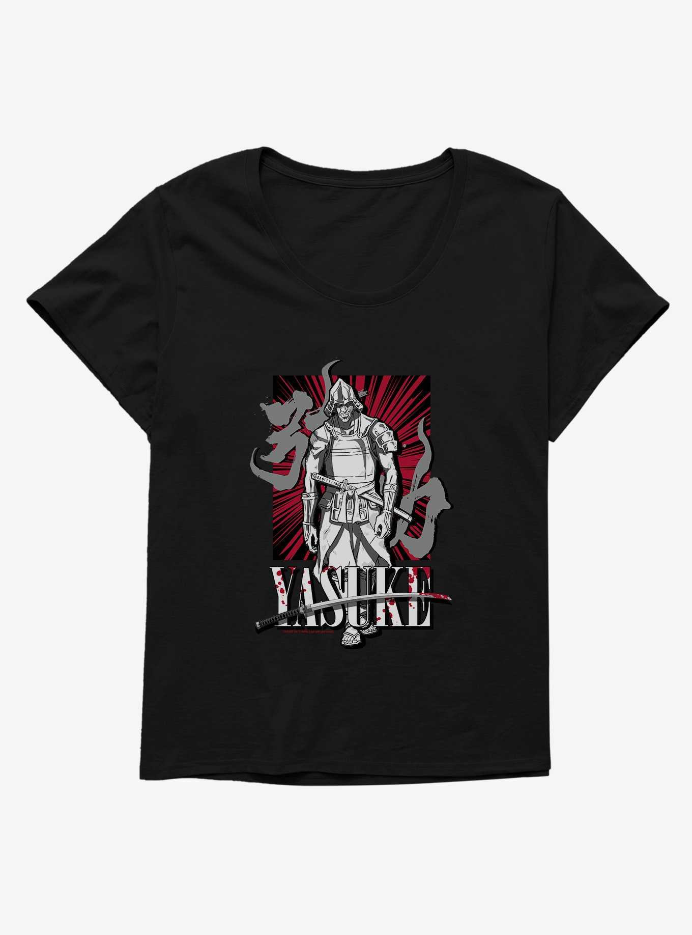Yasuke Bloody Sword Womens T-Shirt Plus Size, , hi-res