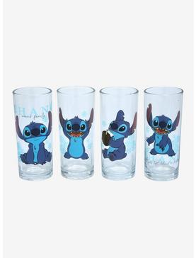 Disney Lilo & Stitch Blue Ohana Stitch Glass Cup Set, , hi-res
